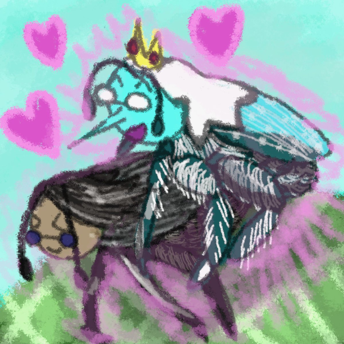 What if beetle winterkov (crack idea time) #adventuretimensfw #winterkov #simonpetrikov #winterking #fionnaandcakensfw