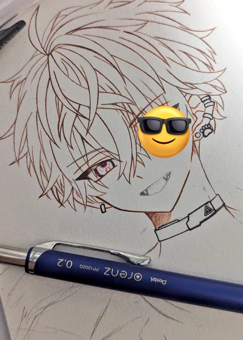 目ミスったから描き直す(  ・᷄ὢ・᷅) 