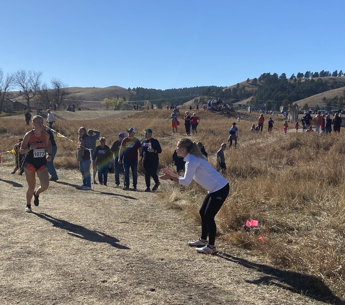 HuronTigerAD's tweet photo. Congratulations to Coach King on her being named Area 4 Assistant XC Coach of the Year! Well deserved recognition for someone who contributes to Tiger athletics in many capacities. https://t.co/4xEOCR9a92