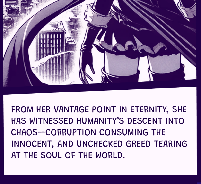 RealAeonproject's tweet photo. 🌌 Our Guardian emerges... 🌌

Born of AEON, a timeless realm of balance and integrity, she has seen it all:

⚖️ Humanity’s descent into chaos.
💔 Corruption devouring the innocent.
💰 Greed ripping at the world’s soul.

Her mission is clear. The fight begins… (6/12) 🔥🦅
#AEONarmy #AEONReborn
