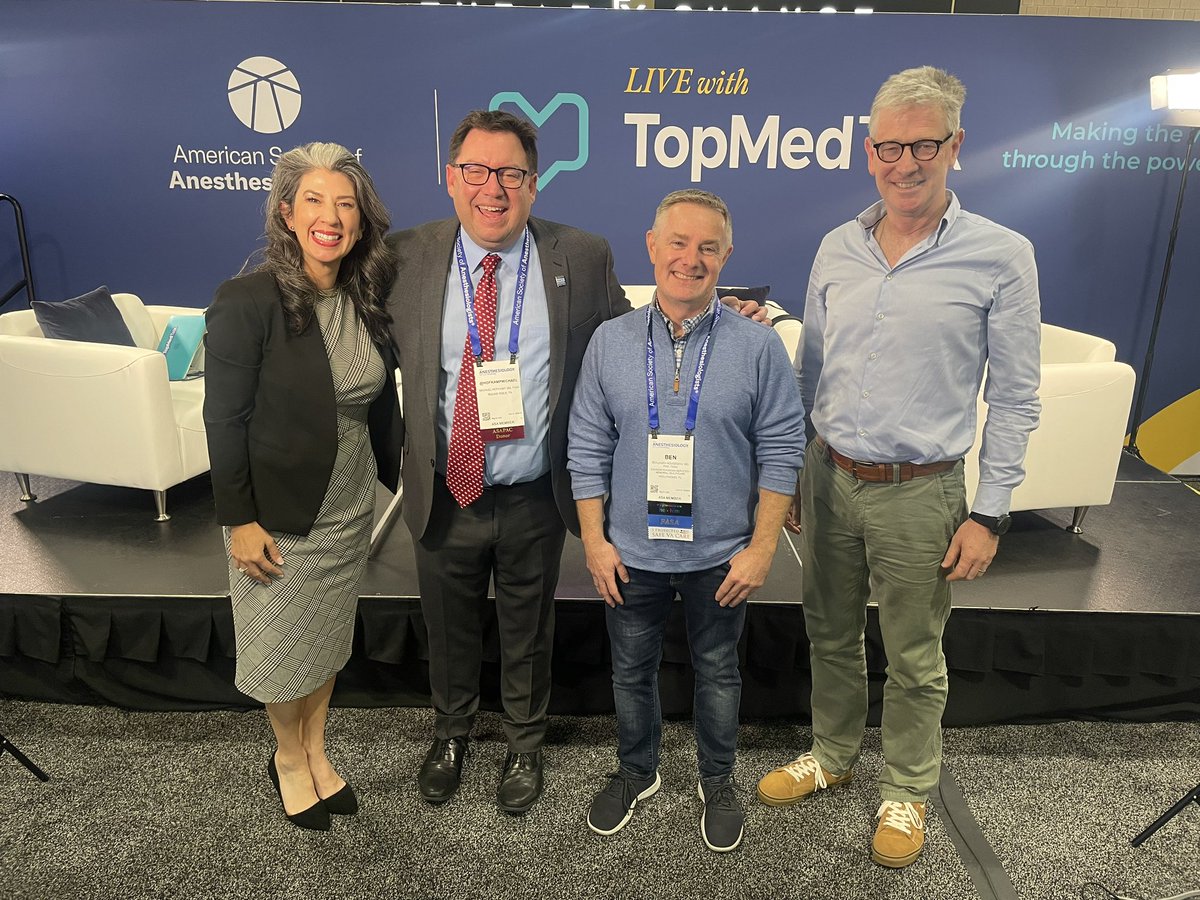 Michael Hofkamp, MD, FASA (@hofkampmichael) on Twitter photo Hey #anesthesiology! Check out my podcast with <a href="/bthouseman/">Benjamin houseman</a> on the <a href="/ASALifeline/">ASA®</a> Anesthesia Toolbox we recorded at #ANES24 with <a href="/topmedtalk/">TopMedTalk</a>!
topmedtalk.com/podcasts/the-a… Hey #anesthesiology! Check out my podcast with <a href="/bthouseman/">Benjamin houseman</a> on the <a href="/ASALifeline/">ASA®</a> Anesthesia Toolbox we recorded at #ANES24 with <a href="/topmedtalk/">TopMedTalk</a>!
topmedtalk.com/podcasts/the-a…