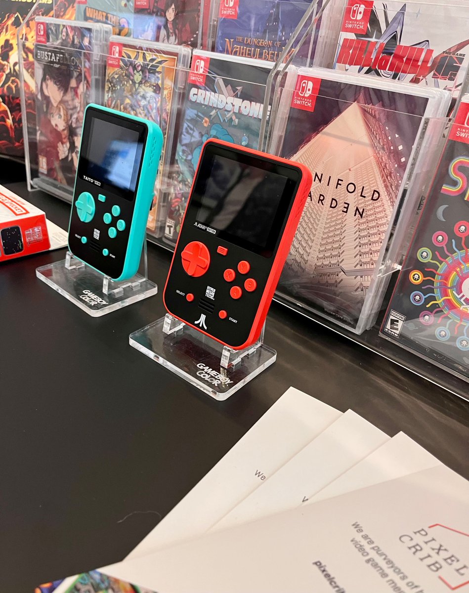 PixelCrib (@pixelcribau) on Twitter photo Check out the Super Pocket consoles from our friends <a href="/HyperMegaTech/">HyperMegaTech</a> !
These consoles are compatible with the Evercade range. Drop in to the pop-up shop to give them a try!
Info about the shop here: buff.ly/4hZS4uL
Visit the #Evercade page: buff.ly/2xf0Kex Check out the Super Pocket consoles from our friends <a href="/HyperMegaTech/">HyperMegaTech</a> !
These consoles are compatible with the Evercade range. Drop in to the pop-up shop to give them a try!
Info about the shop here: buff.ly/4hZS4uL
Visit the #Evercade page: buff.ly/2xf0Kex