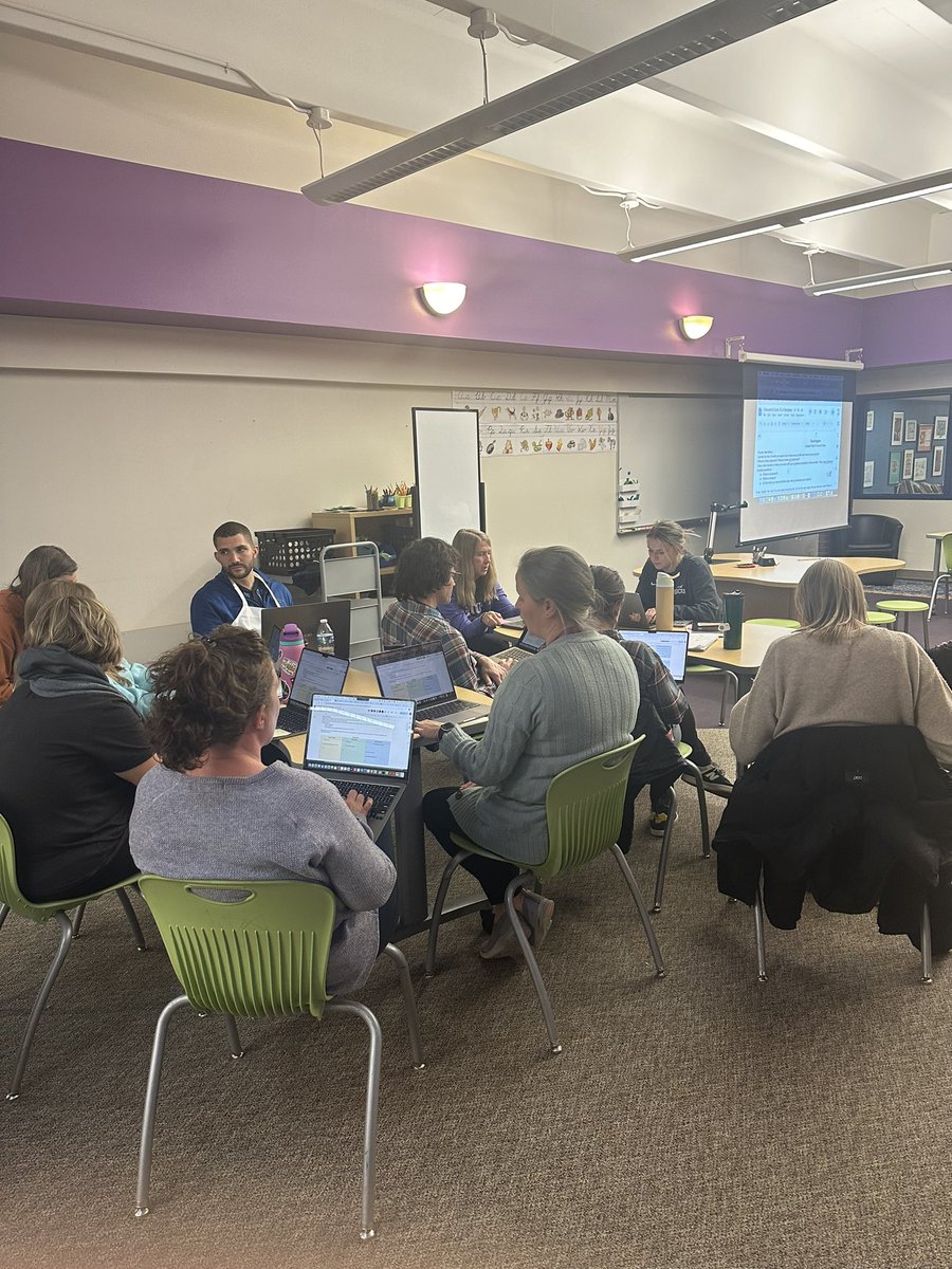 Burlington teachers dove deep into vertical articulation and alignment  in writing skills during our Nov PD meeting! <a href="/SvvsdSchuh/">Kristopher Schuh</a> <a href="/DPerfettiDeany/">Dina Perfetti-Deany</a> <a href="/SVVSDsupt/">Jackie Kapushion, Ed.D.</a> @SVVSDdeputy