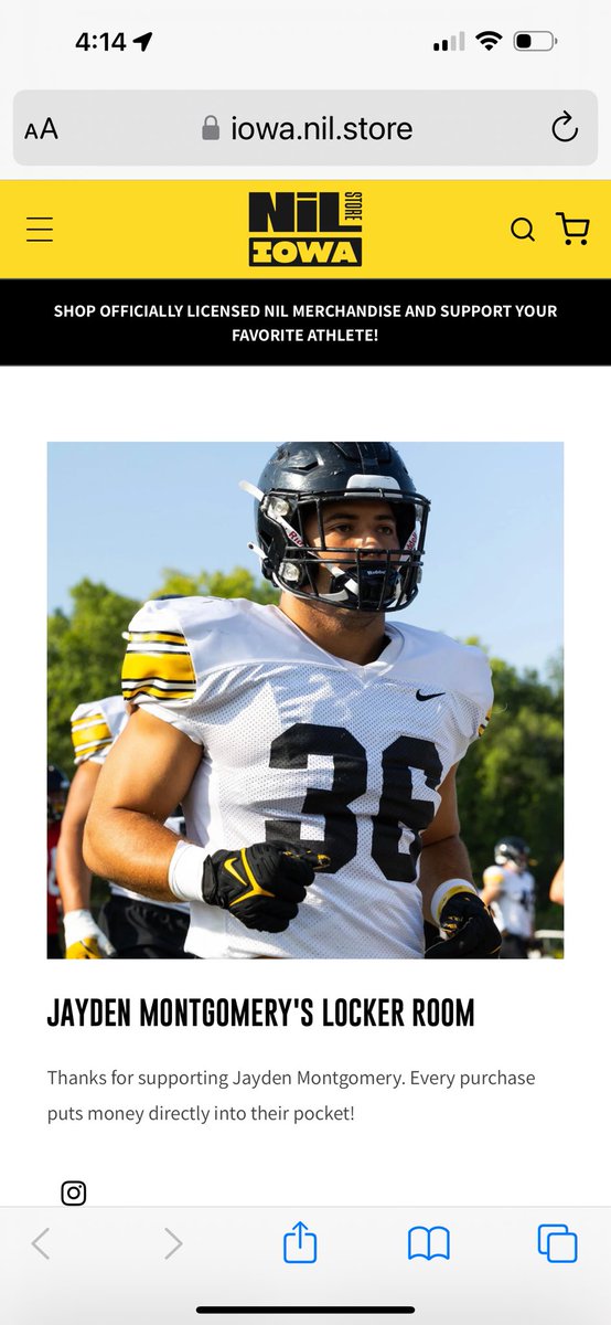 Get your Christmas shopping done early while supporting our favorite Hawkeye! 

iowa.nil.store/collections/ja…