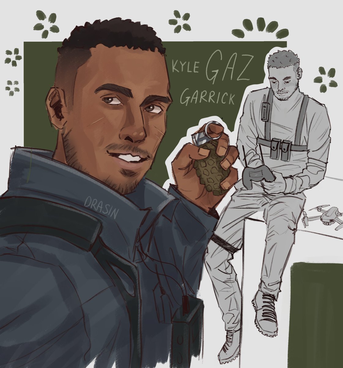 Drasin13's tweet image. I&apos;ve been thinking about them again 😌
#GhostSoap #codmw2 #fanart #kylegazgarrick