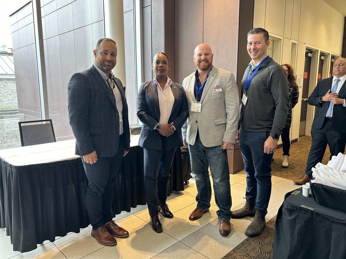 npffpn's tweet image. NPF Board Directors and staff had the privilege of meeting with former @NYPDNews Commissioner Keechant Sewell during the 2024 Atlantic Women in Law Enforcement (AWLE) Conference in Fredericton, NB. Thank you for supporting the growth and development of women in policing!  

#NPF