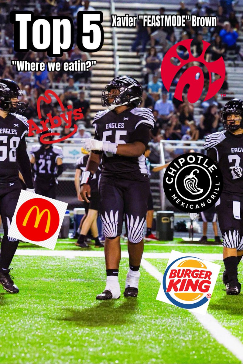 Blessed to have my top 5 fast food spots.  Where’s home? #feast