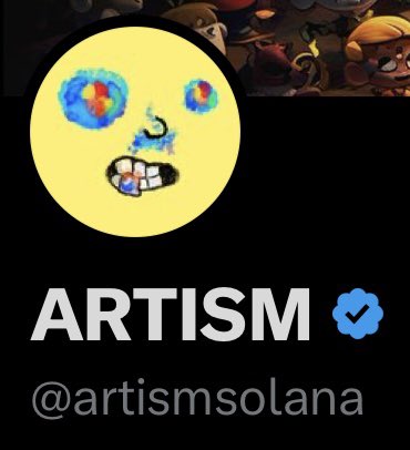 didnt need a blue checkmark to verify my artism but here we are