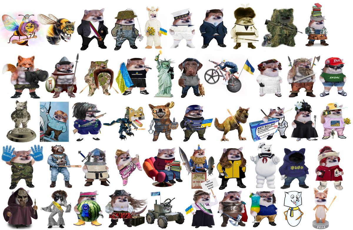 150 fella forged! 150 amazing fellas out there supporting Ukraine! #nafoexpansionisnonnegotiable Can you spot yourself?