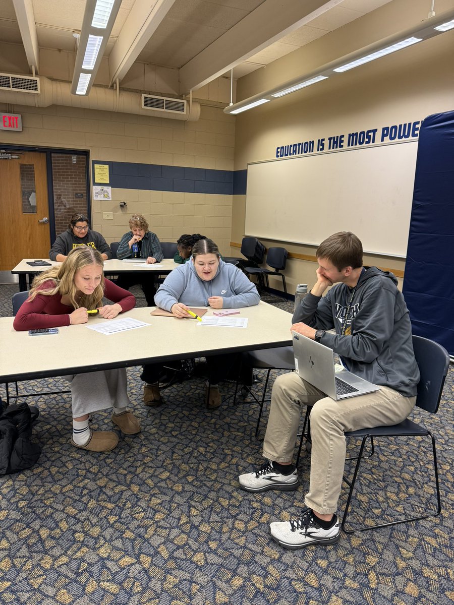 The Student AND Staff School Improvement Teams merged today as we focus on improving student outcomes re: respectful behaviors. Student voice and leadership can create real impact when given the space &amp; trust to do so. I’m always reminded to step aside and watch the magic happen
