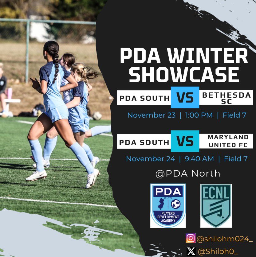 Shiloh0_'s tweet photo. The club season kicks off this weekend at PDA winter showcase. Come see my team and I play! https://t.co/HuxzPCSubX