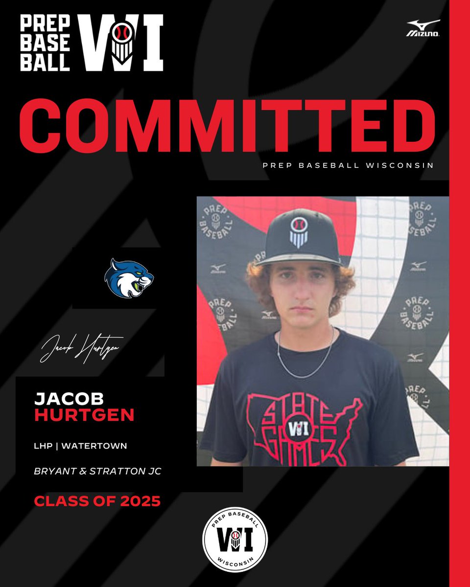 OF Jacob Hurtgen (Watertown, 2025) commits to Bryant &amp; Stratton JC.

Hurtgen was another winner at the inaugural Wisconsin State Games.

(<a href="/WttnBaseball/">Watertown Baseball</a> | <a href="/BSCBaseballWI/">Bryant & Stratton WI Baseball</a>)

👤: loom.ly/1m3nAYo