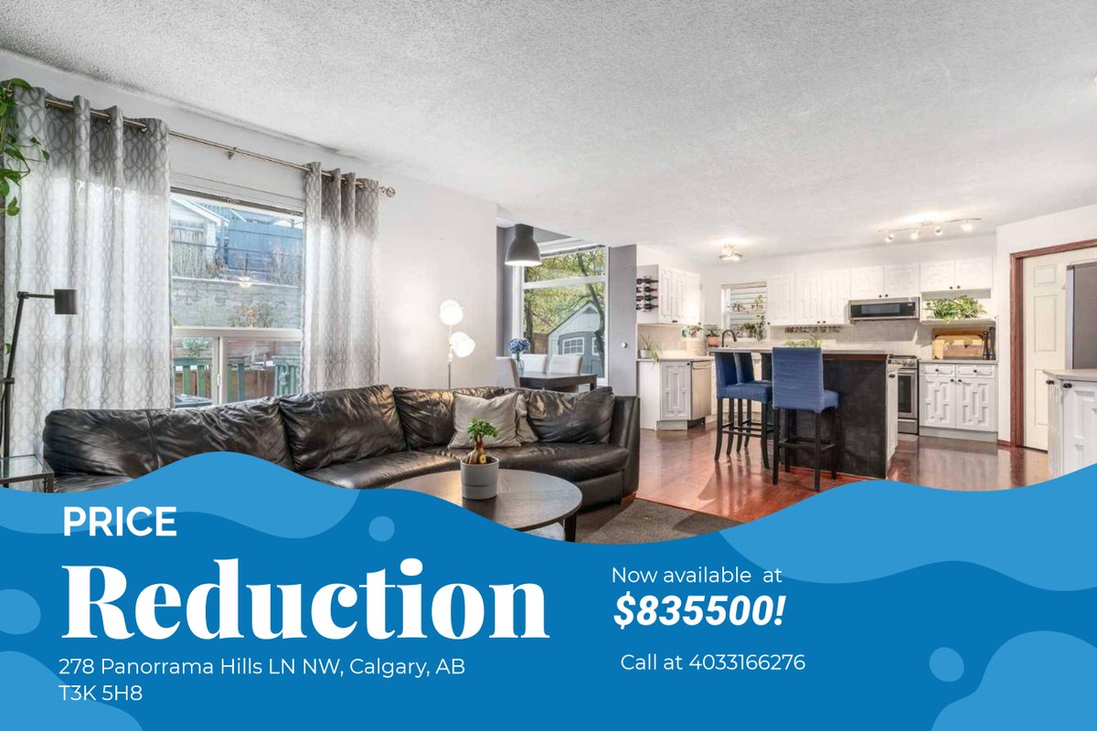 TimRPhoenixRE's tweet image. Price adjustment for this executive home in Panorama Hills🔥 If you would like more info on this home or other homes for sale in Calgary lets chat 587-316-6276
