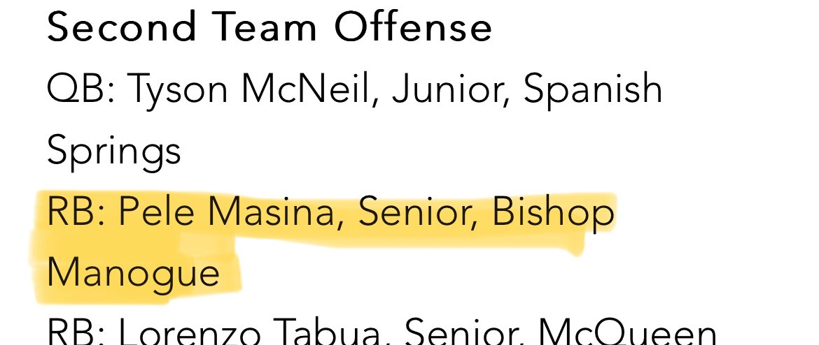 pelepelz88's tweet photo. Honored to have received 1st team DB And 2nd team RB 🙏🏾 @eehowren @ManogueFB @CoachTTMP @jernarogilford @CoachJayHill @AndrewwFranklin @CoachDiazR @CoachMalone18 @CoachDickert https://t.co/gUn1WsPNi4