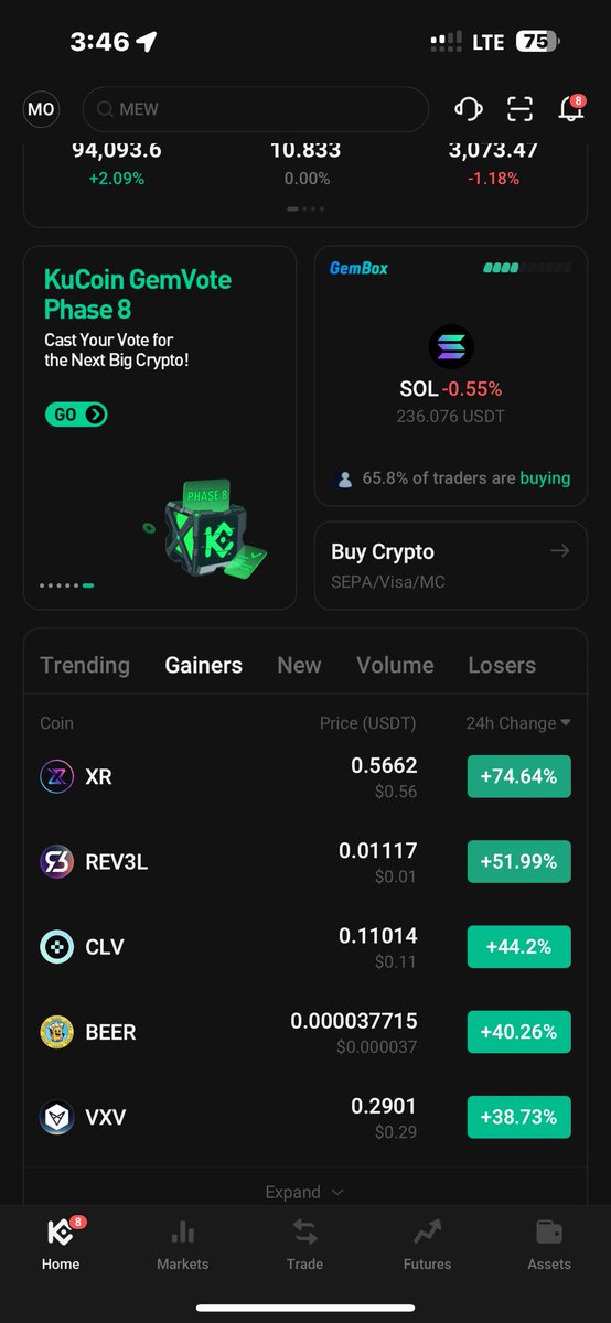 <a href="/Rev3alTech/">REV3AL</a>  trending #2 gainer today on <a href="/kucoincom/">KuCoin</a> .  Top two gainer for today.