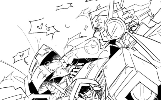 DDAROLLing's tweet photo. plot armored Yuri (tf1) / doomed yaoi (IDW) https://t.co/Hn4RAtfGX6