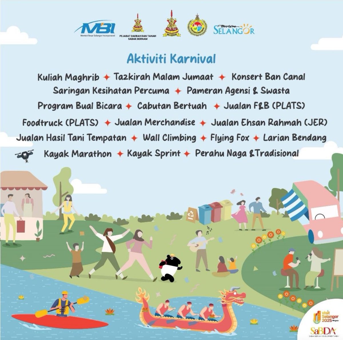 Semalam di Bangunan Annex Dewan Undangan Negeri Selangor hadir bersama YB Datuk Rizam Ismail dan YB Dato Ng Suee Lim mengadakan Sidang Akhbar terkait Projek SABDA dan Karnival Ban Canal (KBC).

KBC akan diadakan bermula 26 Nov 2024 sehingga 1 Dis 2024 di Sungai Panjang Sabak