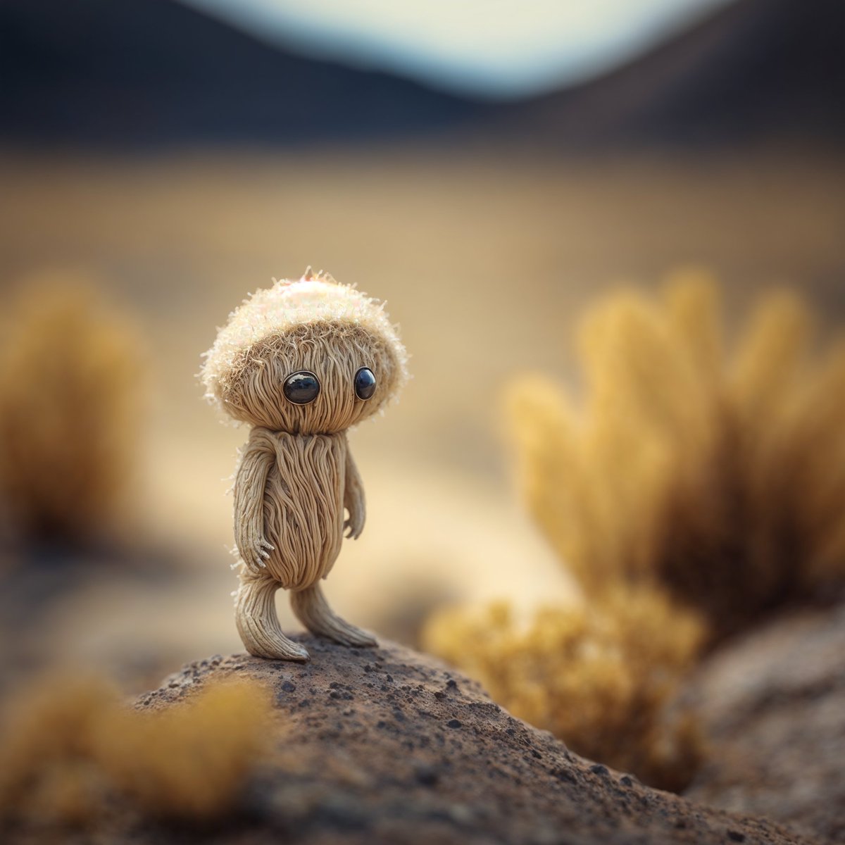 #dailymunch 🔄 Repost for 50 schnibbles 🔄

Name: Halostrand of the Rolling Dunes 👋👾
Realm: Arridia 🥵🫠☀️🏖️

This is the highest vantage point above the clan's burrows and Halostrand is ready. A sentinel. A guardian. A keeper of the...wait. No. It's contemplating the slope