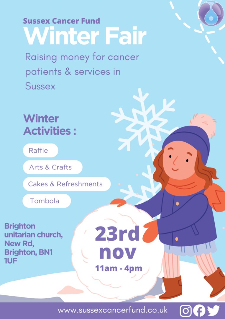 WhatsOn: Join Us at the Sussex Cancer Fund Winter Fair A Day of Creativity and Compassion  @SXcancerfund <a href="/Brighton/">BrightonCollectibles</a> Unitarian Church ift.tt/voeQrWf   @SXcancerfund #brighton #whatson