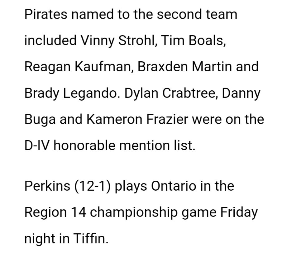 PerkinsYthFball's tweet photo. CONGRATS 🏴‍☠️ NWO Football PoYs!!
IB- O PoY, Mikey- D PoY, &amp; Bollini Lineman PoY
1st Teamers: Collier, Sanchez, Sammy, &amp; Joey D.
2nd Teamers: Vin, TBoals, Kaufman, Brax, &amp; Brady Legando
Honorable Mention: Crabtree, Buga, &amp; Frazier.
NOW.GO.FINISH!
🏴‍☠️🏈 https://t.co/wa3ZSBkKfR