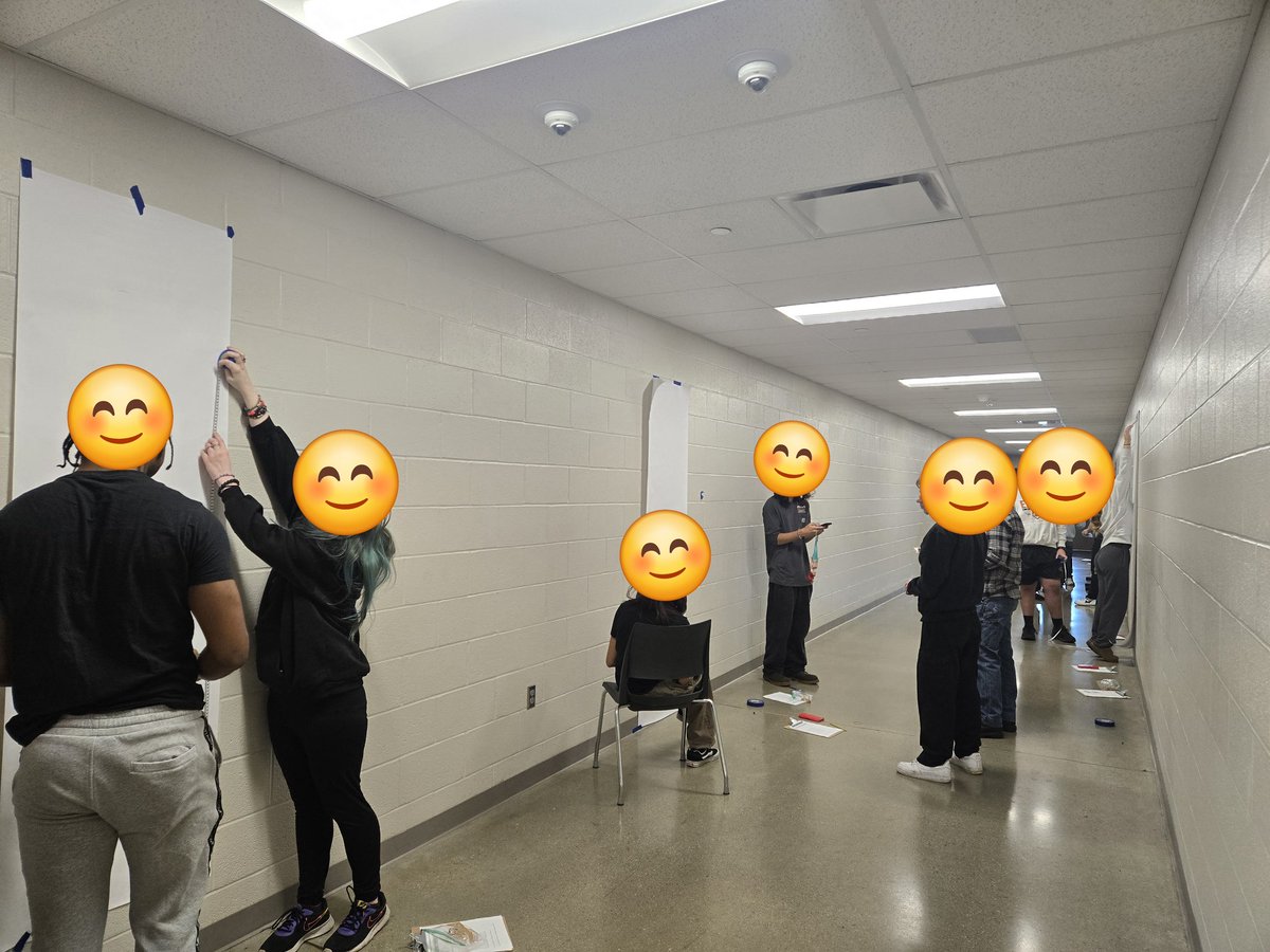 Q and Q students getting ready to collect data so that Barbie can successfully bungee jump later this week!