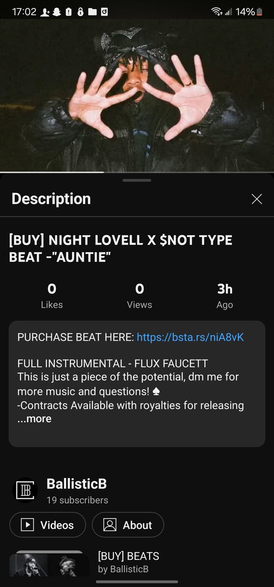 Ballisticc_B's tweet photo. $NOT TYPE BEAT X BALLISTICB
          -CALLING ARTISTS-
https://t.co/9wsV6YIhbm https://t.co/LwgaE3Vogj