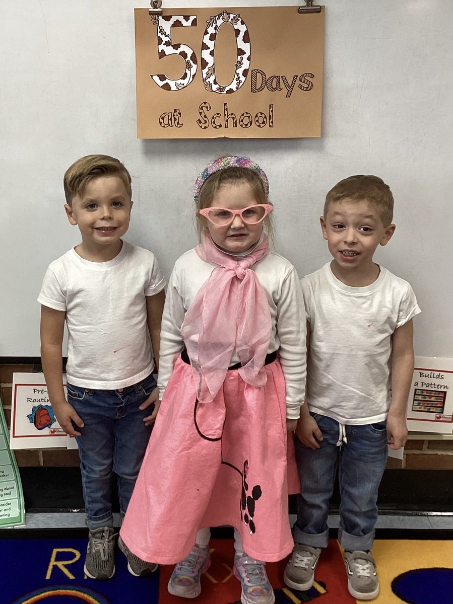 Hip Hip Hooray! 🎉These Pre-K learners rocked 50 days of school!✏️📚⁦<a href="/MeadowDriveElem/">Meadow Drive School</a>⁩ #movinandgroovin #funfunfun