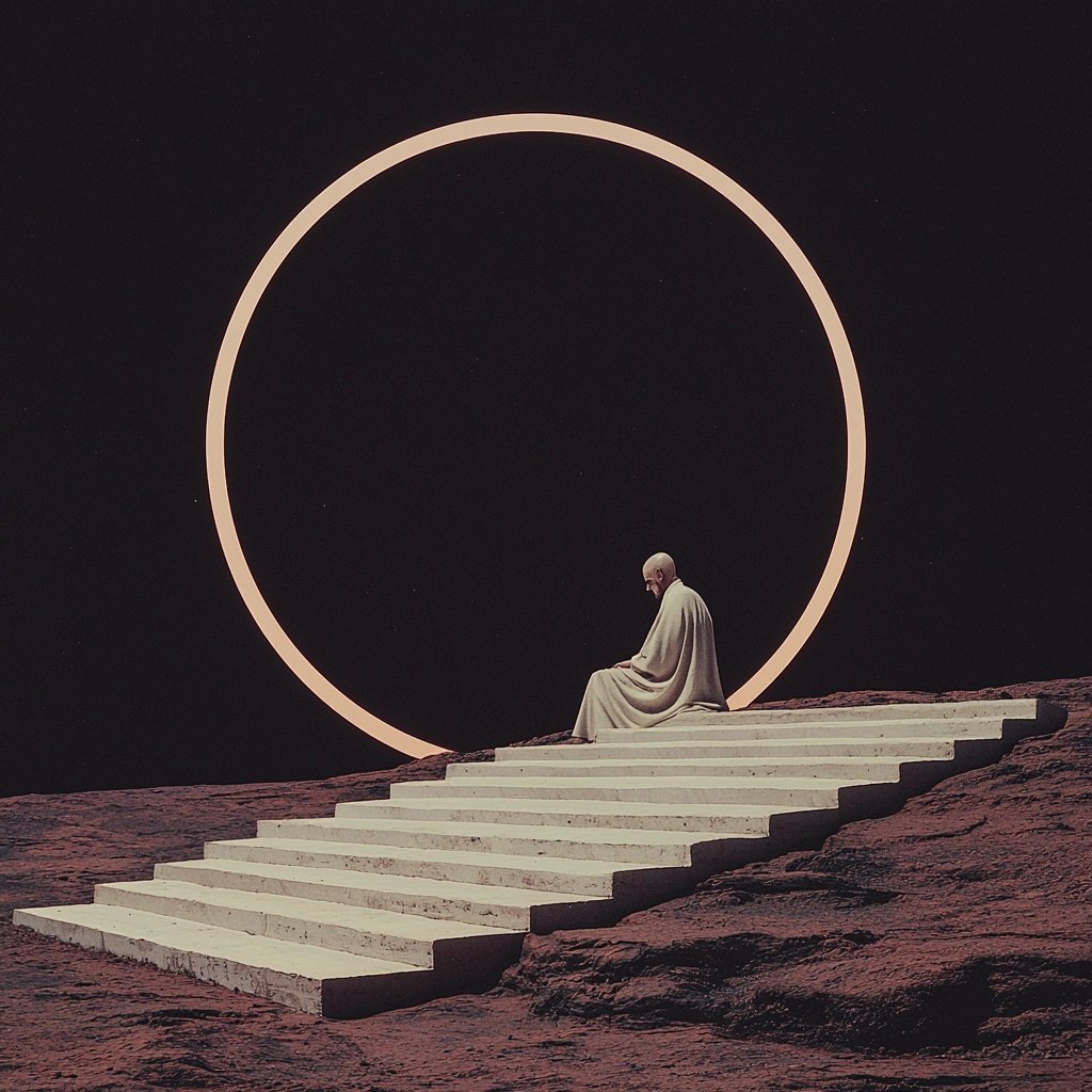 Bodhicypha's tweet image. &quot;Emptiness is yet another distracting feeling along the path toward non duality.&quot; #AIArt