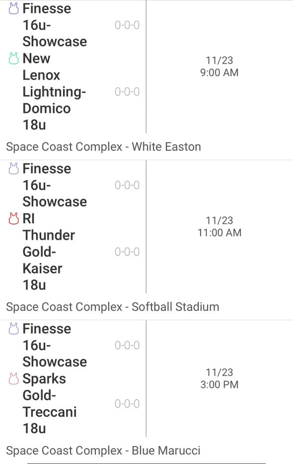 Addison Veldt (@addisonveldt) on Twitter photo Ended up closing out the fall season going 18-5 with Finesse Veenstra. Super excited to get the opportunity to head down to Florida for the <a href="/usssaspacecoast/">USSSA Space Coast</a> tournament this weekend with the Finesse 16u Showcase team! Ended up closing out the fall season going 18-5 with Finesse Veenstra. Super excited to get the opportunity to head down to Florida for the <a href="/usssaspacecoast/">USSSA Space Coast</a> tournament this weekend with the Finesse 16u Showcase team!