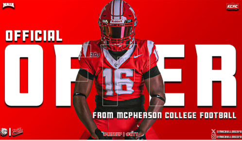 Braden Selvage (@braden_selvage) on Twitter photo Blessed to receive my first offer from McPherson University
#AGTG
<a href="/JoshPisik/">Coach Pisik</a> <a href="/TheGMHSFootball/">The Garner High School Football</a> Blessed to receive my first offer from McPherson University
#AGTG
<a href="/JoshPisik/">Coach Pisik</a> <a href="/TheGMHSFootball/">The Garner High School Football</a>