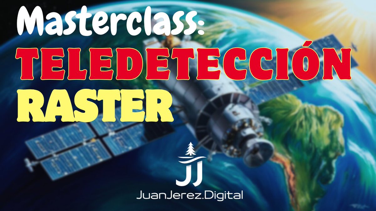 JJerezDigital's tweet photo. ¿Te imaginas liderando proyectos geoespaciales con un dominio completo de la teledetección raster? 

¿Sientes curiosidad por todo lo que se puede hacer con imágenes satelitales gratuitas y software libre?

Hazlo realidad con esta Masterclass gratuita.
 https://t.co/2A7LiUhSq7 https://t.co/gKJvGbkY8g