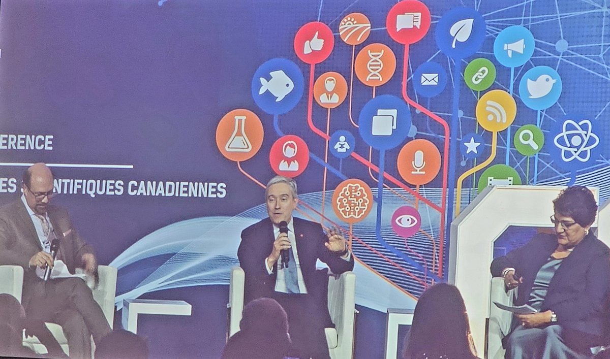 Engaging fireside chat with Minister Champagne at #CSPC! 
Thoughtful discussions on innovation, policy, and the future. A highlight of the conference! 
#SciencePolicy #CSPC2024 #galanight <a href="/sciencepolicy/">Canadian Science Policy Centre (CSPC)</a>