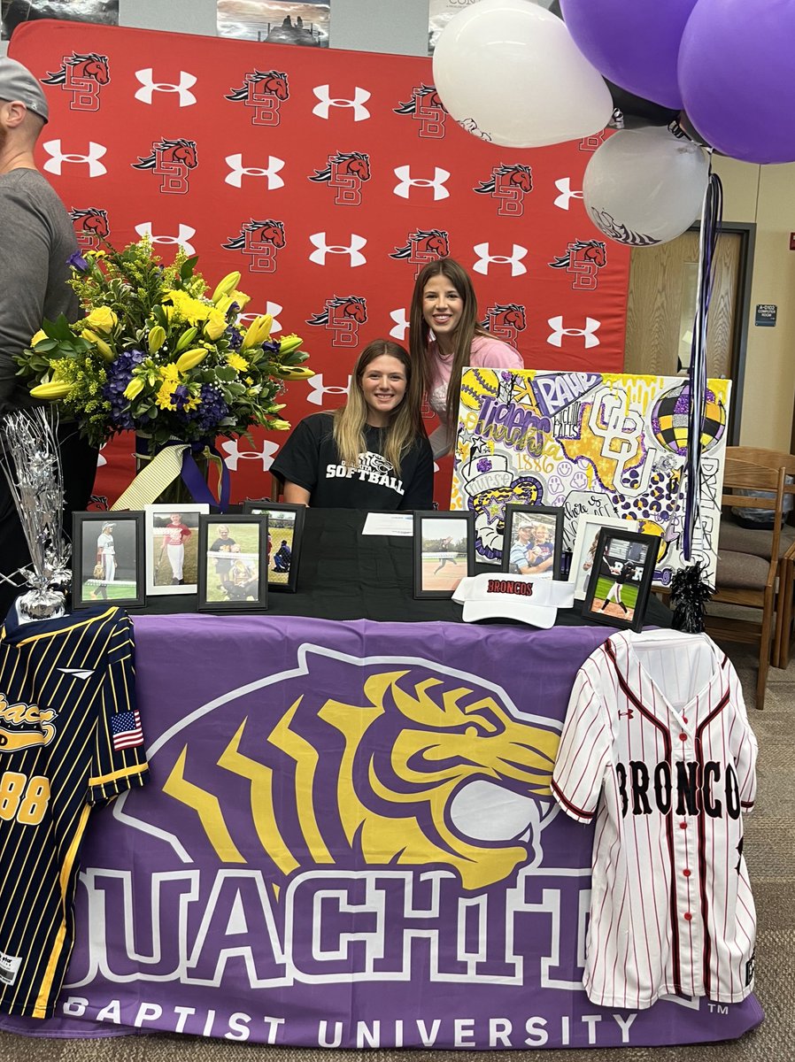 Alex Stone (@alexstone2007) on Twitter photo Today, I got to celebrate my favorite leftie pitcher as she signed her NIL to play softball at <a href="/OuachitaSB/">Ouachita Softball</a> !! <a href="/RyStinson88/">Ryleigh Stinson</a> I am so excited and proud of you. Thank you for trusting me all these years as your catcher. Can’t wait to see what you do in college
🫶🏼💜🐅 Today, I got to celebrate my favorite leftie pitcher as she signed her NIL to play softball at <a href="/OuachitaSB/">Ouachita Softball</a> !! <a href="/RyStinson88/">Ryleigh Stinson</a> I am so excited and proud of you. Thank you for trusting me all these years as your catcher. Can’t wait to see what you do in college
🫶🏼💜🐅