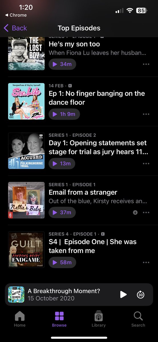 kirsty_johnston's tweet image. Apple picked Nellie’s Baby as one of its best podcasts of 2024!
Plus it was in the top episodes and series
Thanks for all the listens 🤍🤍🤍