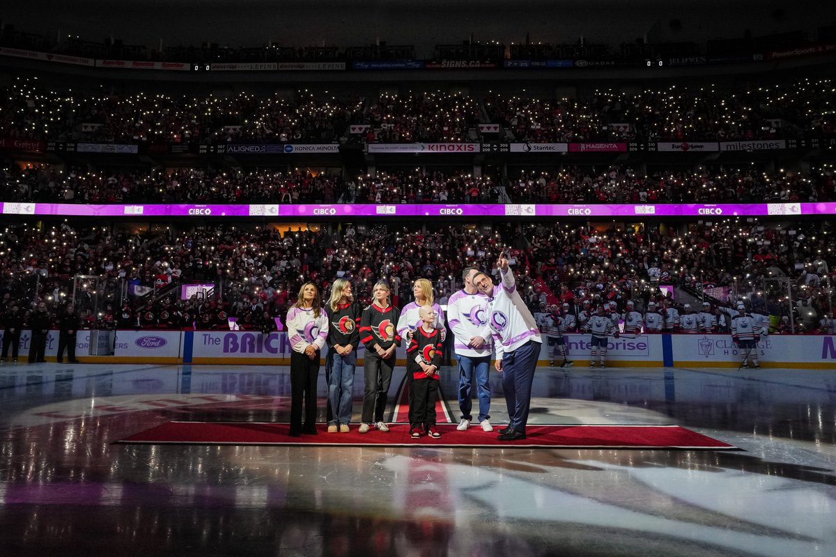 Steve Warne (@stevewarnemedia) on Twitter photo A photo of the year candidate from the <a href="/Senators/">Ottawa Senators</a>. Great fans. A caring owner with heart. A strong, loving family. And most of all, Nash's spirit and courage. A photo of the year candidate from the <a href="/Senators/">Ottawa Senators</a>. Great fans. A caring owner with heart. A strong, loving family. And most of all, Nash's spirit and courage.