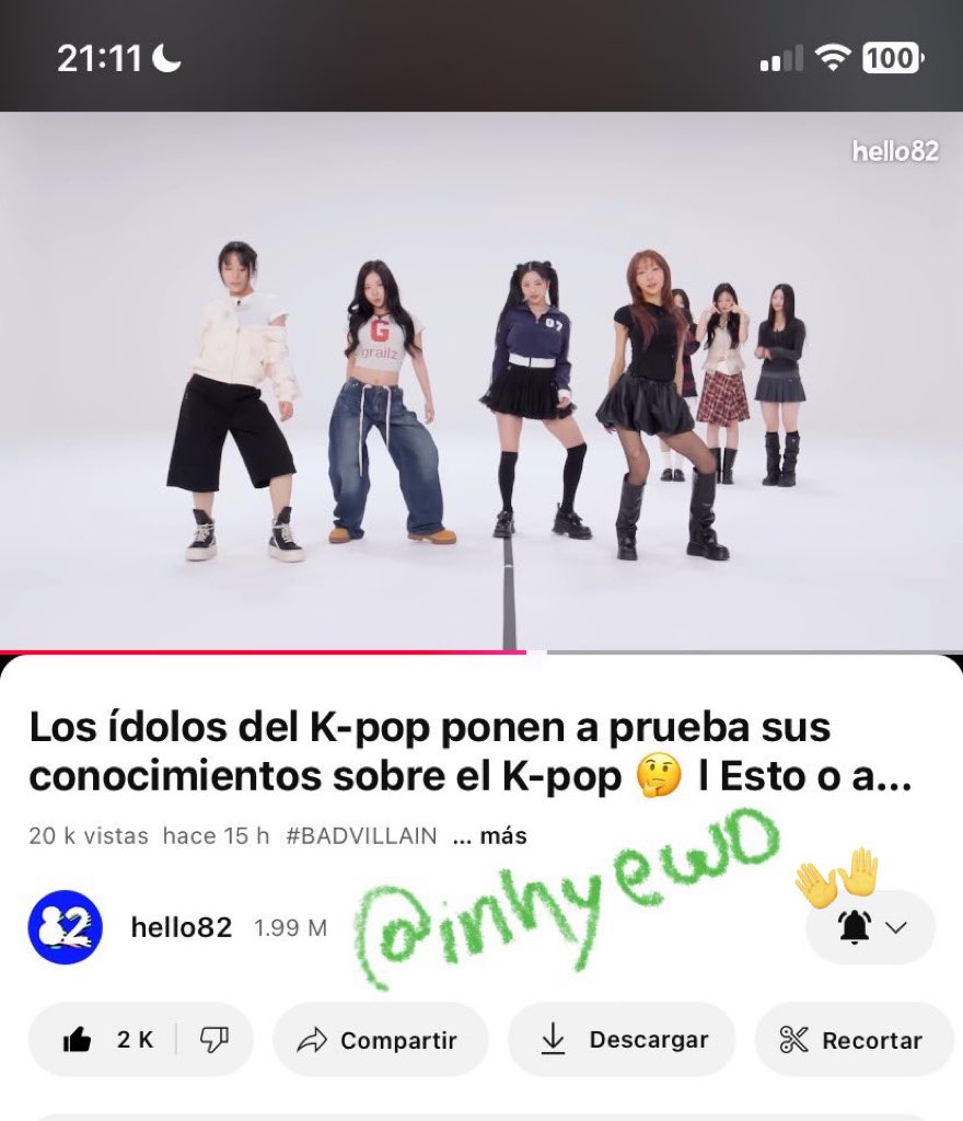 inhyewo's tweet photo. go to see the new video :3

#ThisorThat_BADVILLAIN #BADVILLAINxhello82
#BADVILLAIN #hello82 @hello82official 

→ https://t.co/FOkzXcEBxX https://t.co/pgSw1y78tf