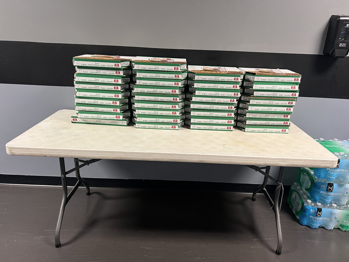 Love to give a huge #Raider shoutout to <a href="/MarcosPizza/">Marco's Pizza</a> off East Paulding Dr for providing today for our team as we prepare for Round 2 <a href="/OfficialGHSA/">GHSA</a> playoffs. They are a great sponsor/partner, players love the pizza as well! <a href="/EPHSRecruiting/">EPHSRecruitsFB</a> <a href="/AthleticsEP/">EPHS Athletics</a> #BUILD24 <a href="/EPHS_RaidersFB/">EPHS Raider Football TD Club</a>