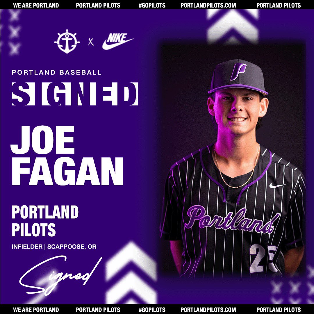 PortlandBSB's tweet photo. Keeping local talent right at home—Welcome to Pilot Nation, Joe Fagan! 🌟

#gopilots https://t.co/CEG1HvLS8C