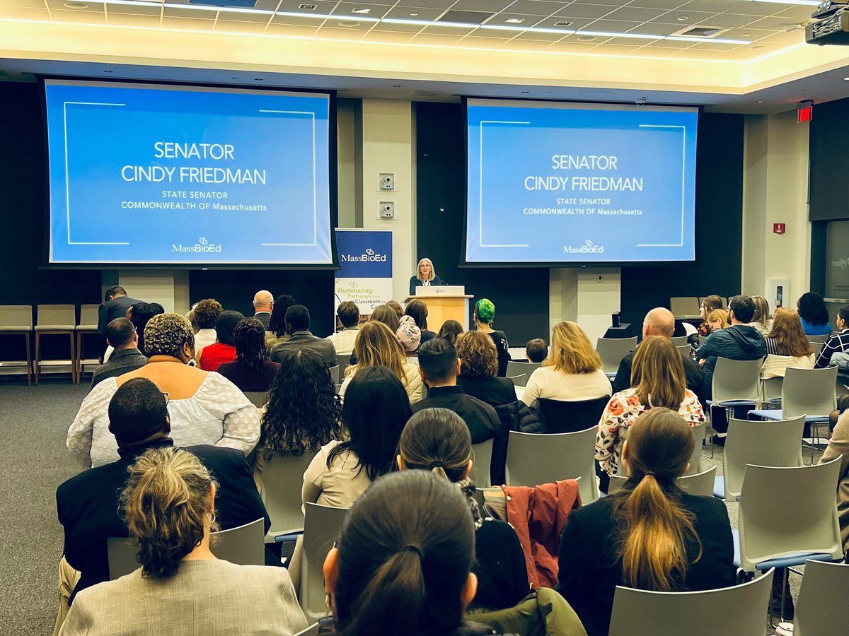 Tina Ascolillo (@tinaascolillo) on Twitter photo Congrats to the graduates of @MassBioEd’s Life Sciences Apprenticeship Program! We were fortunate to have <a href="/CindyFriedmanMA/">Cindy Friedman</a> provide remarks & <a href="/VoteSteveOwens/">Steve Owens</a> join the festivities. Very timely celebration w/ the Governor signing the eco dev bill today #mapoli Congrats to the graduates of @MassBioEd’s Life Sciences Apprenticeship Program! We were fortunate to have <a href="/CindyFriedmanMA/">Cindy Friedman</a> provide remarks & <a href="/VoteSteveOwens/">Steve Owens</a> join the festivities. Very timely celebration w/ the Governor signing the eco dev bill today #mapoli