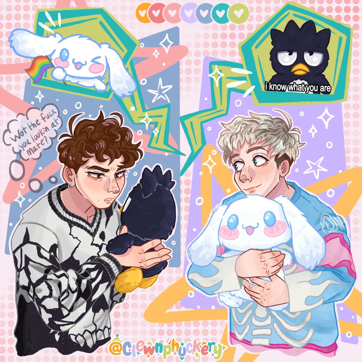 Badtz-Maru Dan and Cinnamoroll Phil truther😌💞