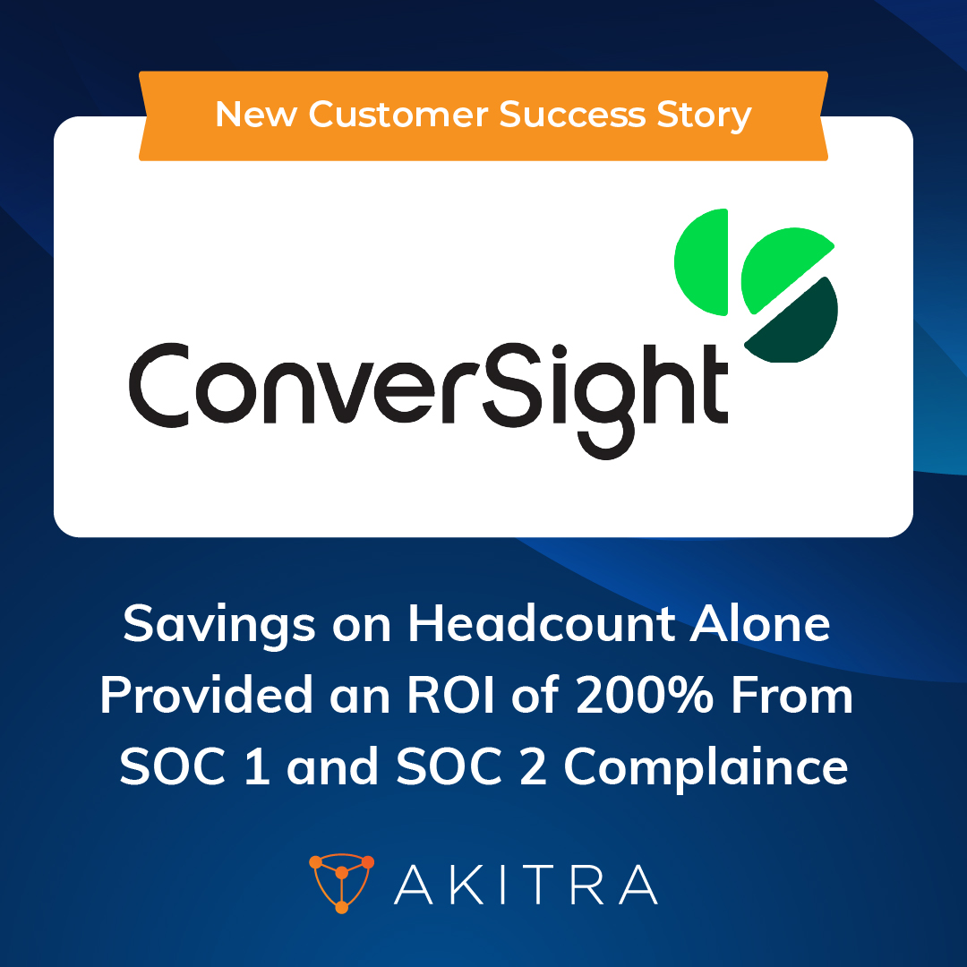 Akitra_Inc's tweet photo. ๐ ConverSight Achieves SOC 1 and SOC 2 Compliance! Through automated data collection and customizable templates, @ConverSight_ai rapidly attained #SOC2 and streamlined its #SOC1 compliance process.
Read more: https://t.co/EqQm9F8kb3
Book a #Demo at https://t.co/lGRc2vih4Q https://t.co/TUy8TLjyqK
