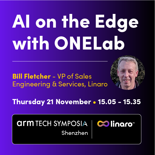 LinaroOrg's tweet image. Last session at @Arm Tech Symposia this year, this time in Shenzhen! #edgedevices #compliance #onelab