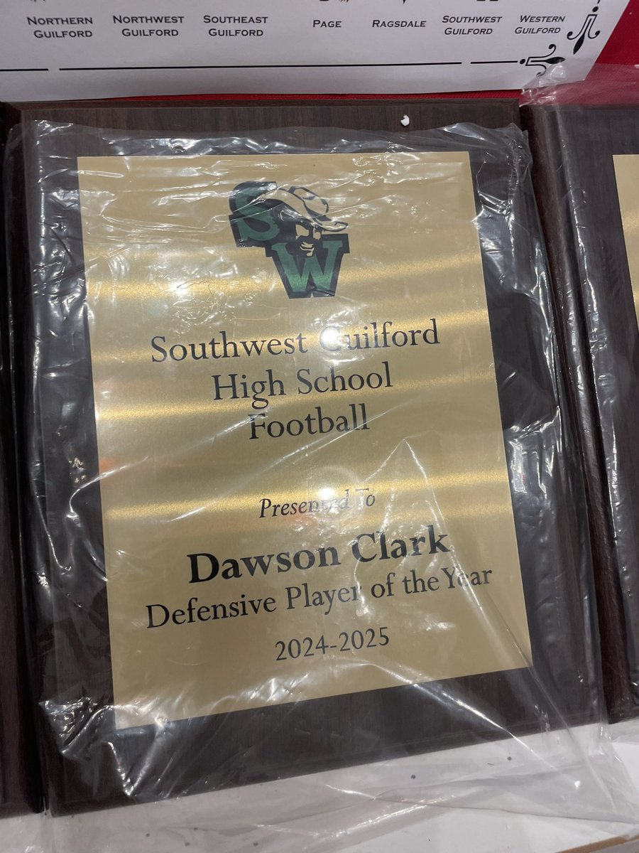 Blessed to receive Metro 4A All Conference! As well as Co-Most Valuable Player, Defensive Player of the Year, and Lineman of the Year for <a href="/SWGHS_Football/">Southwest Guilford Football</a>