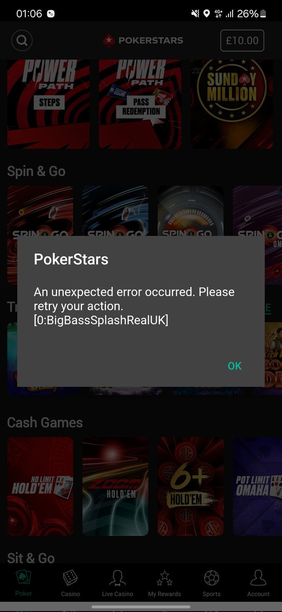 justdonna96's tweet photo. @PokerStars why is this happening for every slot I try and play https://t.co/2dqsTc1clK