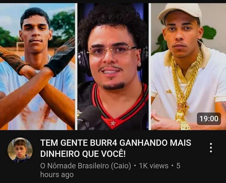 >Luva de pedreiro não sabe formular uma frase coerente.

>Igão é um sem talento que só teve fama sugando e pisando em cima de amigo famoso.

>MC Poze além de analfabeto, é favelado e já foi preso duas vezes por tráfico de drogas.

>It's over pra nós, pessoas normais.