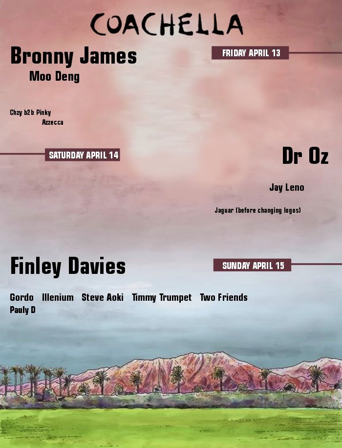 Imagine what could've been <a href="/coachella/">Coachella</a>