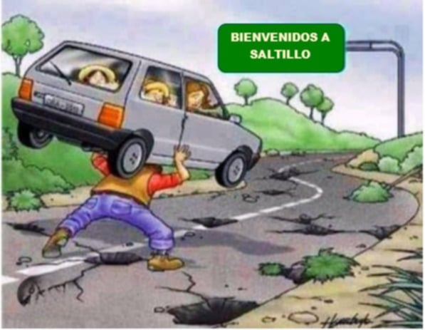 IsaacLpezRodrg2's tweet photo. El alcalde de Saltillo @chema_fraustro y su antecesor el ahora gobernador de Coahuila @manolojim, en lugar de andar en eventos sociales, deberían de ocuparse de las calles, avenidas y carreteras en mal estado y resolver los problemas de tránsito, movilidad, inundaciones y baches https://t.co/V55VK08acJ