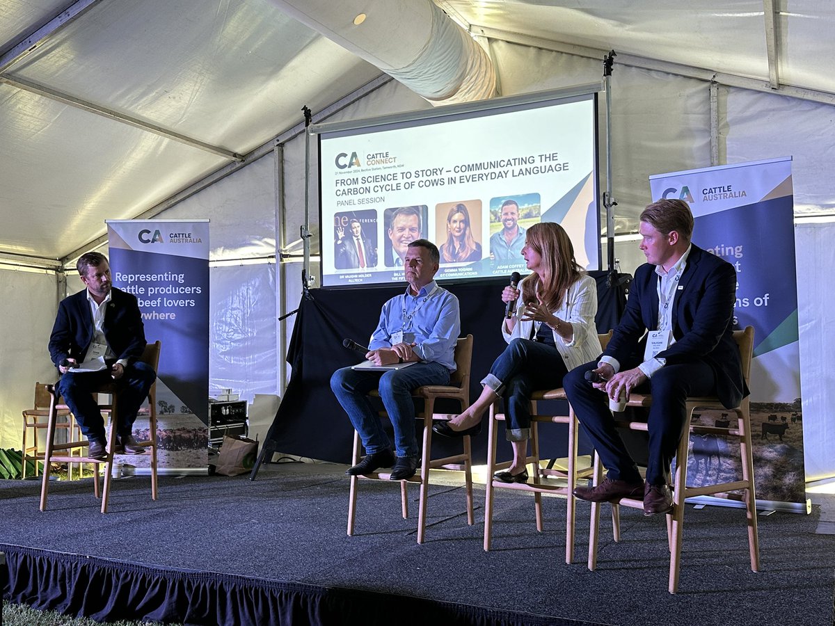 What a panel, <a href="/BillHurditch/">Bill Hurditch</a> <a href="/GemmaTognini/">GemmaTognini</a> <a href="/DrVaughnHolder/">Vaughn Holder</a> 
<a href="/CattleAus/">Cattle Australia</a> #cattleconnect <a href="/AdamCoffeyNT/">Adam Coffey</a>