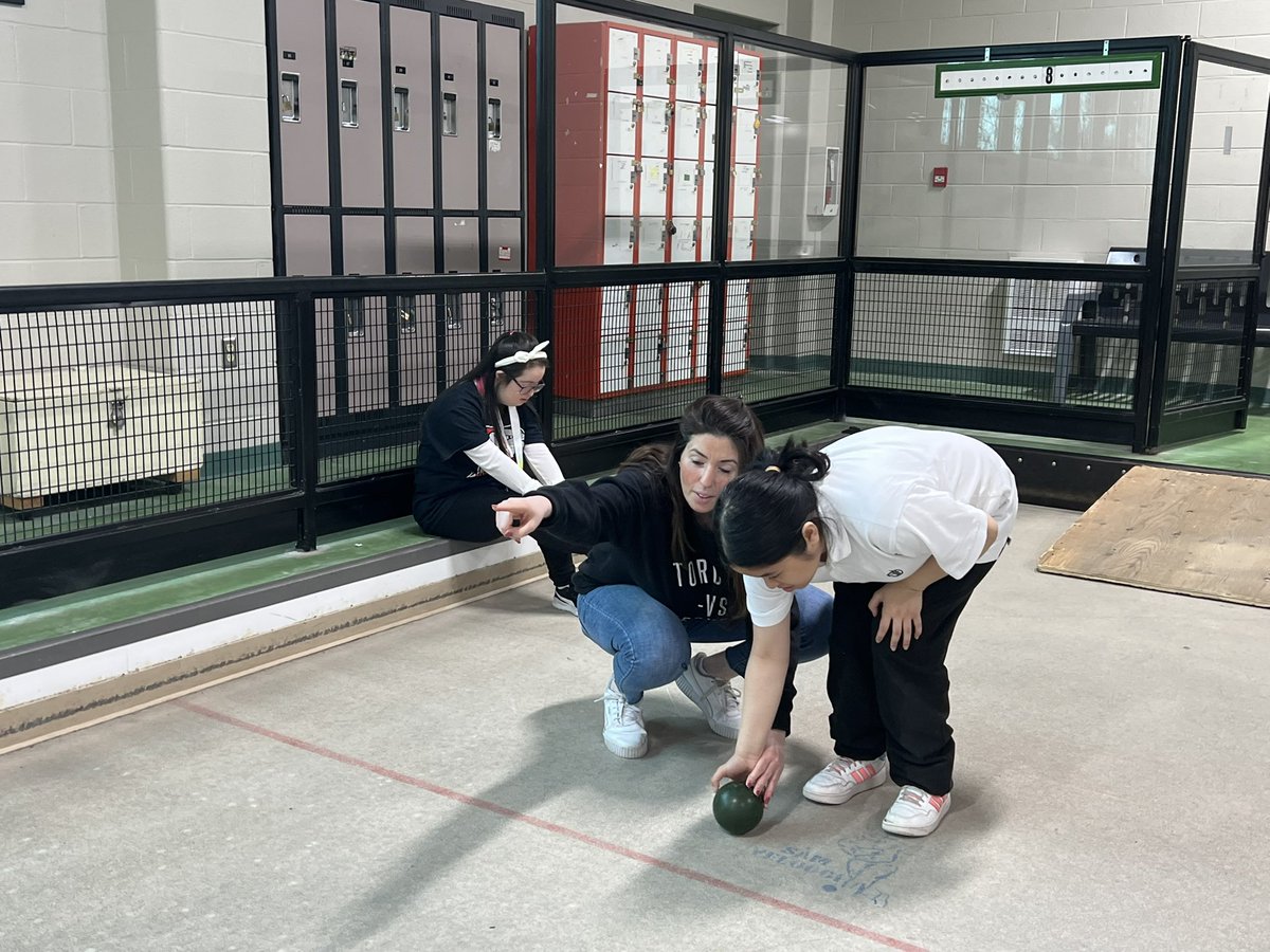 Bocce Season has begun! This is how we roll! #PanthersProud @SSD_YCDSB <a href="/YCDSB/">York Catholic District School Board</a> <a href="/SOOntario/">Special Olympics Ontario</a>