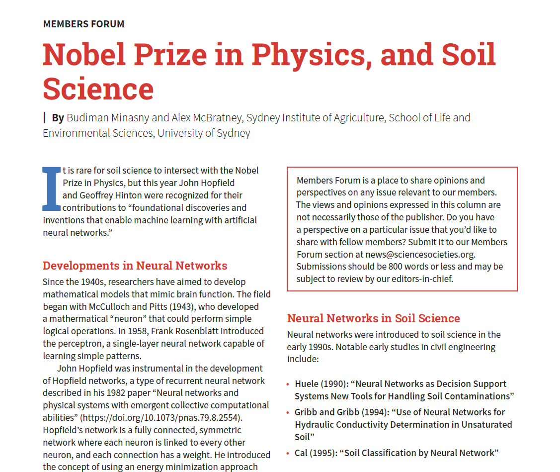 Nobel Prize in Physics, and Soil Science  🏅💾👨‍🌾
CSA News
 DM for the full article
acsess.onlinelibrary.wiley.com/doi/10.1002/cs…
